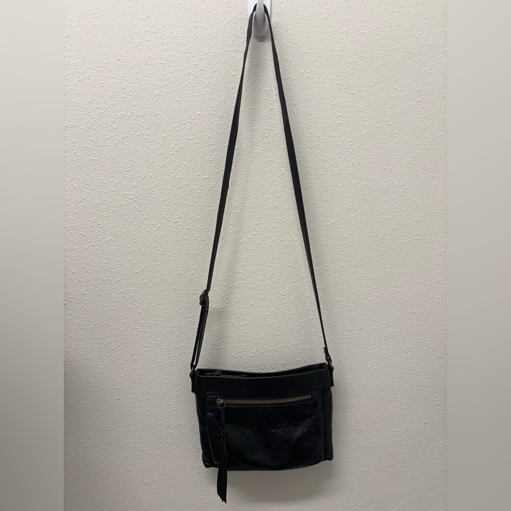 The Sak Black and Black Crossbody Bag